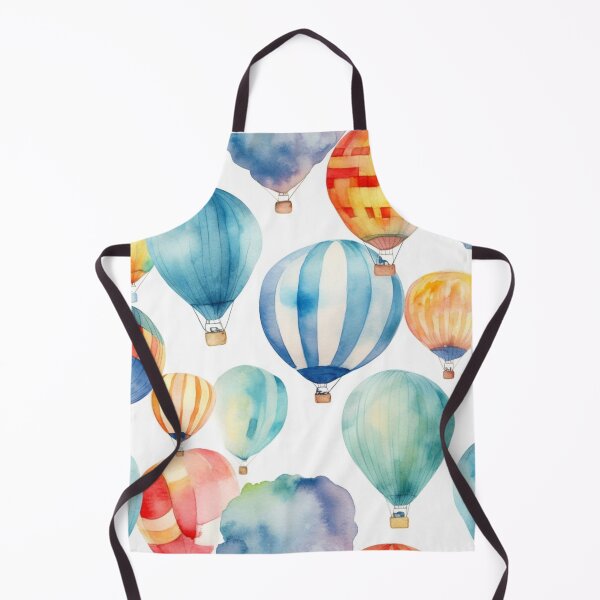 Item preview, Watercolor Hot Air Balloons 01 designed and sold by KRNDesign.