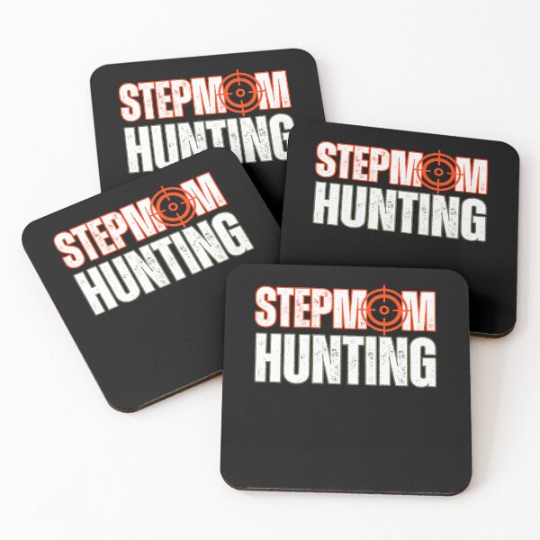 Item preview, Stepmom hunting, rough font with a scope target designed and sold by Drzamag.