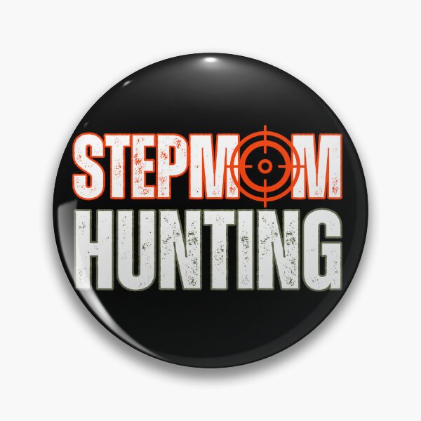 Item preview, Stepmom hunting, rough font with a scope target designed and sold by Drzamag.