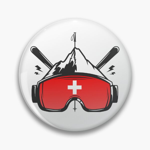 Item preview, Switzerland Flag Skiing Goggles  designed and sold by JackCurtis1991.