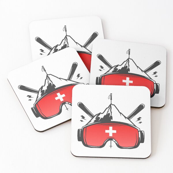 Item preview, Switzerland Flag Skiing Goggles  designed and sold by JackCurtis1991.