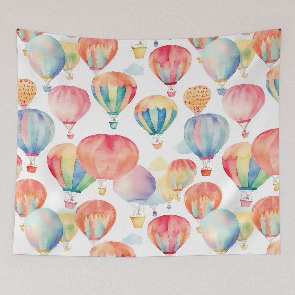 Item preview, Watercolor Hot Air Balloons 03 designed and sold by KRNDesign.