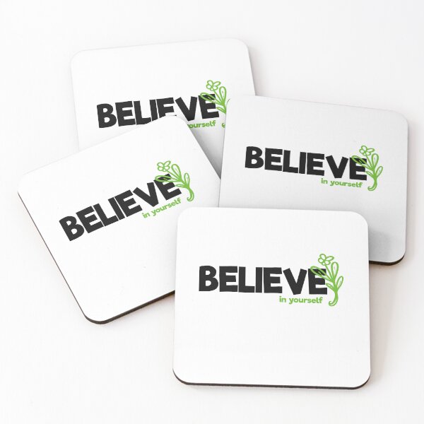 Item preview, Believe In Yourself Word Art with Flower designed and sold by Tannassie.