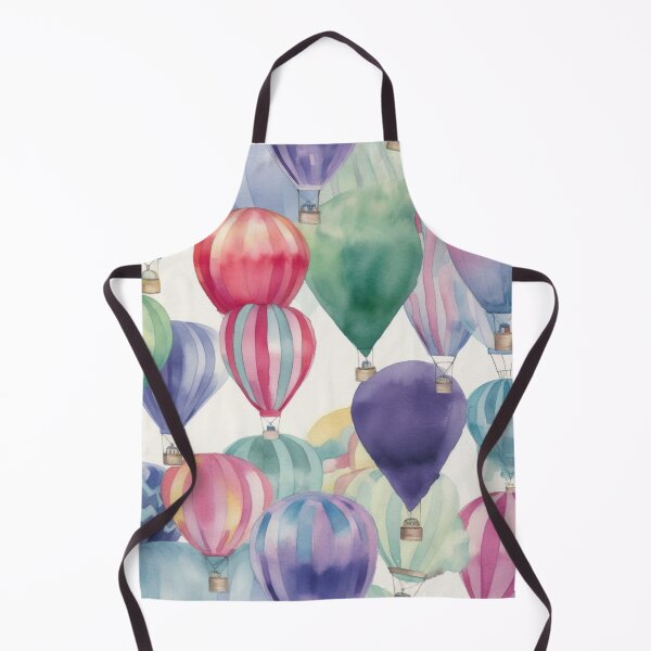 Item preview, Watercolor Hot Air Balloons 04 designed and sold by KRNDesign.