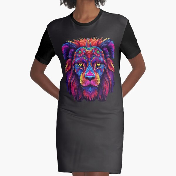 Item preview, Colorful Lion Head  designed and sold by ArtisShops.