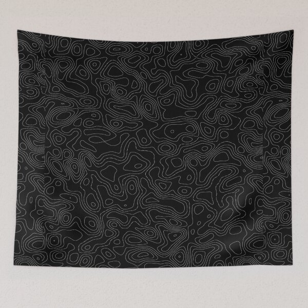 Item preview, Maps Lines - Minimal, Elegant, Simple ( Black & White ) Design designed and sold by FenMou.