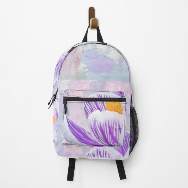 Item preview, Charming Purple Crocus Botanical Flower Art designed and sold by Sharon Cummings Art.