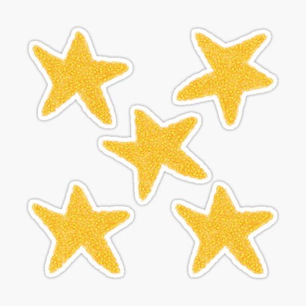 Great Job set of 4 Gold Stars Sticker for Sale by notsweettea