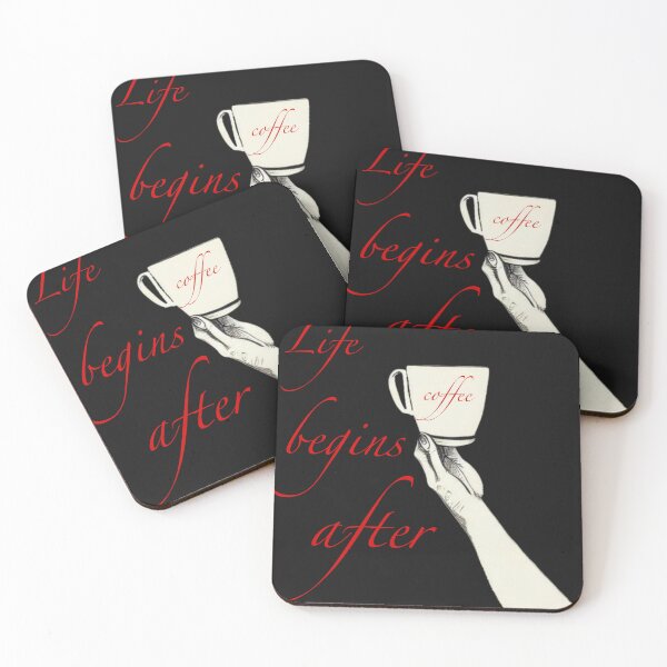 Item preview, Life begins after coffee designed and sold by 4xF.