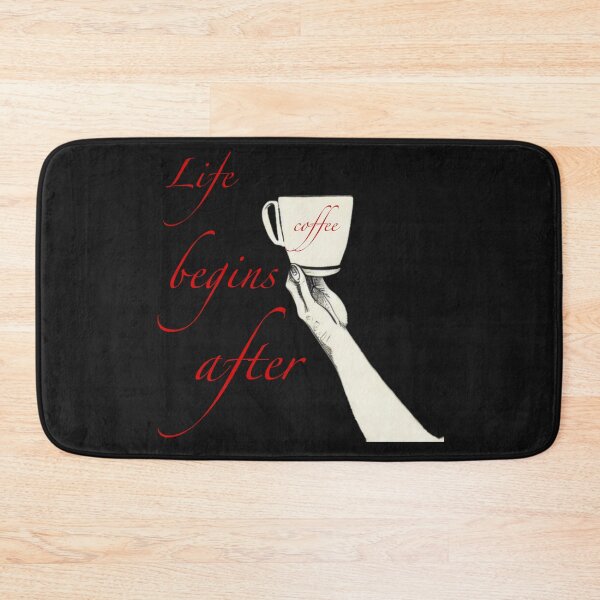 Item preview, Life begins after coffee designed and sold by 4xF.