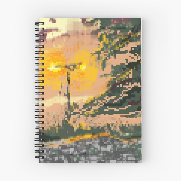 Item preview, Dusky Evening Pixel Art designed and sold by madeleinehopper.
