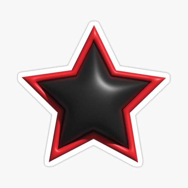 Item preview, red and black star designed and sold by verycoolandnice.