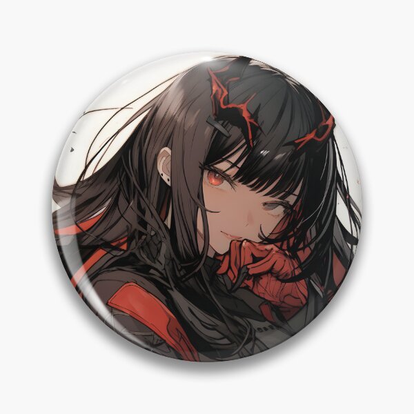 Item preview, Anime art, anime femal demon digital graphic art piece designed and sold by CragGrimVisions.