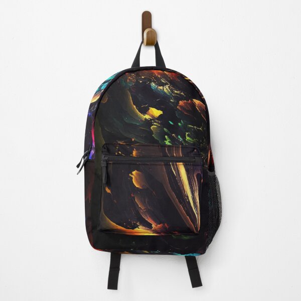 Item preview, Color Abstraction on a black background designed and sold by CatCoconut-Art.