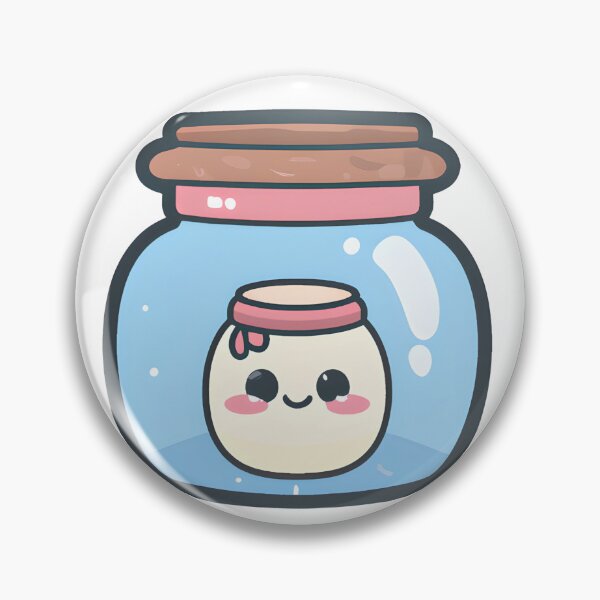 Item preview, Cute Kawaii Chibi Sticker: Jar designed and sold by Shelley Noel.
