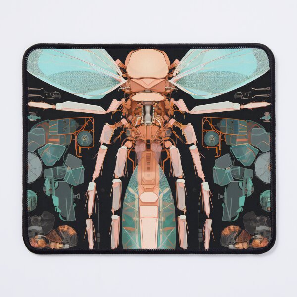 Item preview, Insect Exoskeleton Knolling Drawing | 8K | designed and sold by Hazmat-AI7.