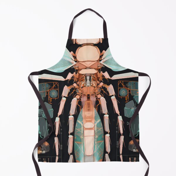 Item preview, Insect Exoskeleton Knolling Drawing | 8K | designed and sold by Hazmat-AI7.