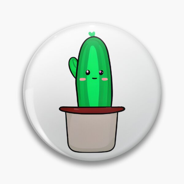 Item preview, Cute Kawaii Chibi Sticker: Cactus designed and sold by Shelley Noel.