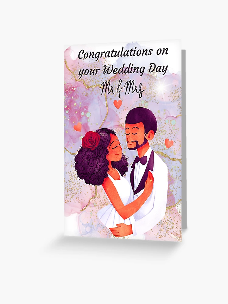 Old English Co. Carte De Vœux Pour Mariage Inscription Amazing