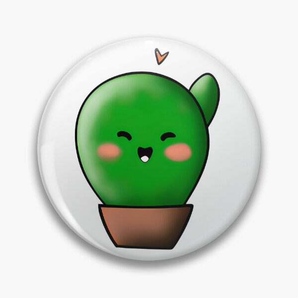 Item preview, Cute Kawaii Chibi Sticker: Cactus designed and sold by Shelley Noel.