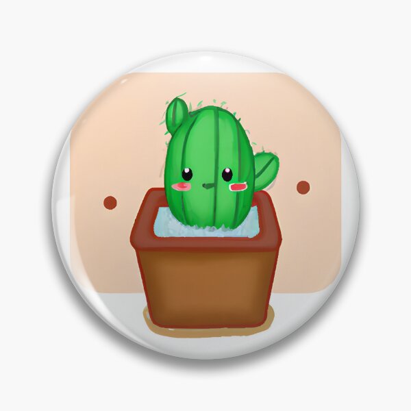 Item preview, Cute Kawaii Chibi Sticker: Cactus designed and sold by Shelley Noel.