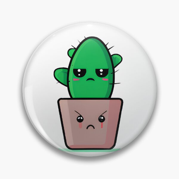 Item preview, Cute Kawaii Chibi Sticker: Cactus designed and sold by Shelley Noel.