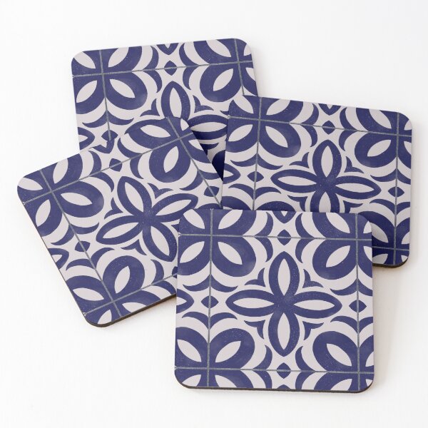 Item preview, Dark Purple Saltillo Tile Pattern designed and sold by ChloesNook.
