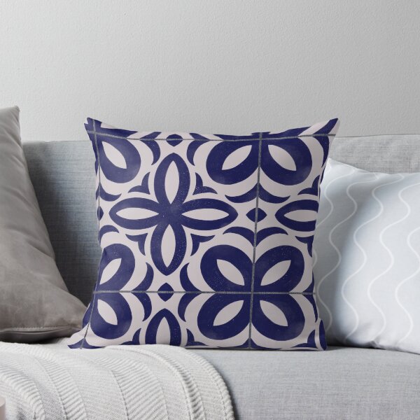 Item preview, Dark Purple Saltillo Tile Pattern designed and sold by ChloesNook.