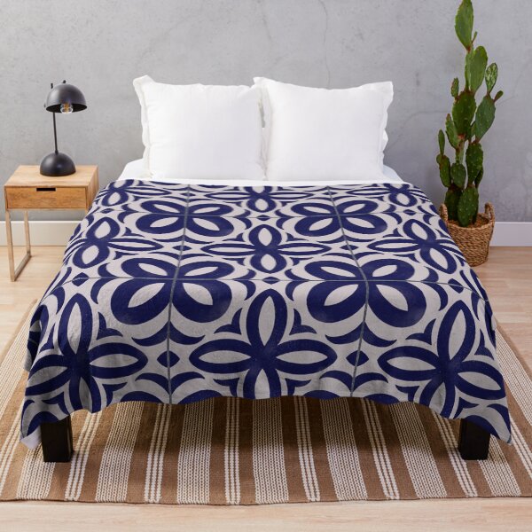 Item preview, Dark Purple Saltillo Tile Pattern designed and sold by ChloesNook.
