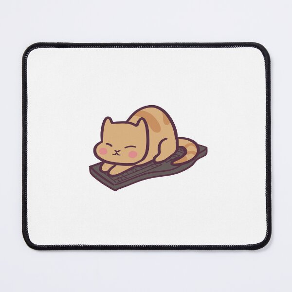 Item preview, Cat Sleeping on a Keyboard Cute designed and sold by ThumboArtBumbo.