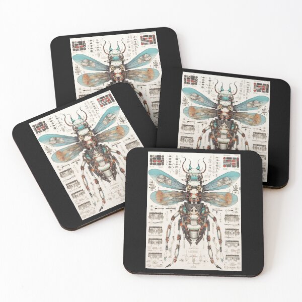 Item preview, Insect Exoskeleton Knolling Drawing | 8K | designed and sold by Hazmat-AI7.