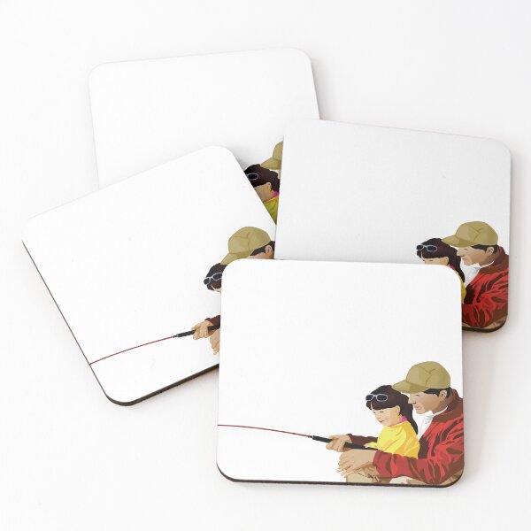 Item preview, A cute little girl fishing with her father designed and sold by drsaver.