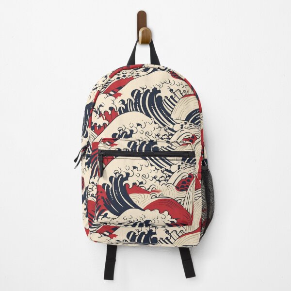 Item preview, Red Wave Tile Art designed and sold by Zialum.