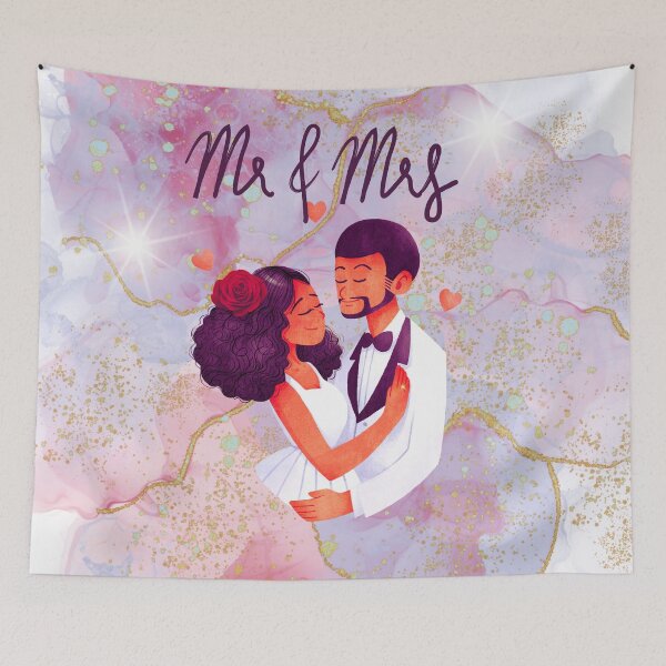 Item preview, Congratulations on your Wedding Day, Beautiful Black Couple. designed and sold by MandySJ.