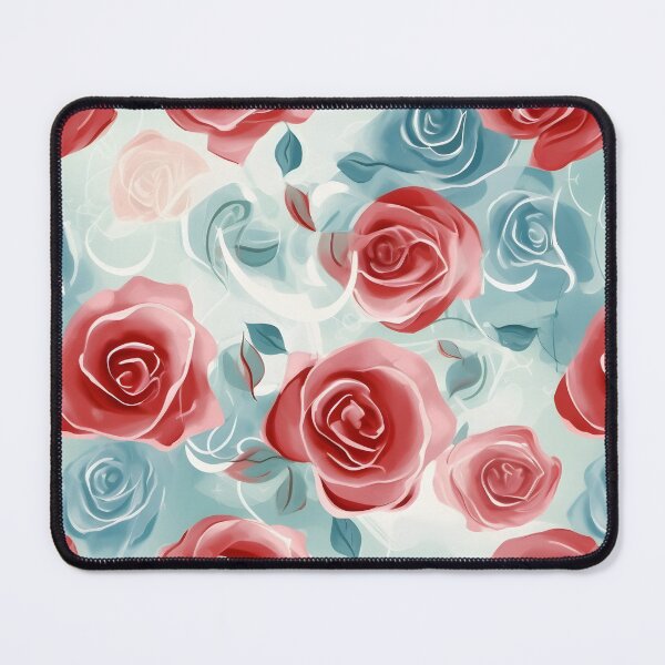 Item preview, Blue and RedRoses Pattern designed and sold by Alex Seiti Hamada.
