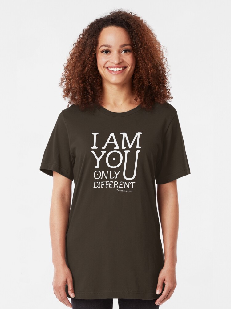 Alternate view of I am you, only different. (REMIX) Slim Fit T-Shirt