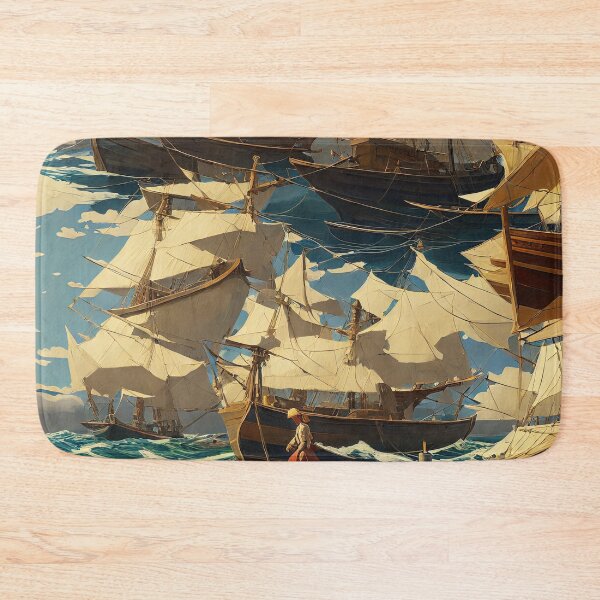 Item preview, Coastal / Nautical, Ocean and Beach-Themed Decorative Throw Pillow  designed and sold by Sowari-Pillows.