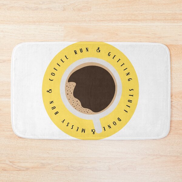 Item preview, Messy bun, coffee run, and getting stuff done - yellow designed and sold by jechaiyells.