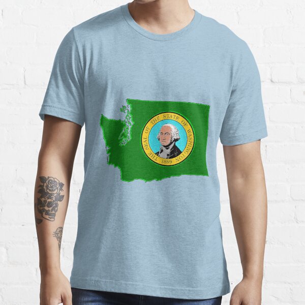 Washington DC flag and map' Unisex Baseball T-Shirt