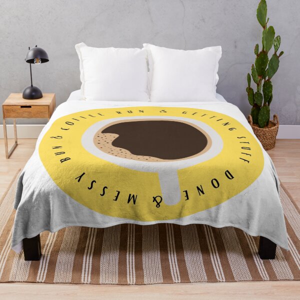 Item preview, Messy bun, coffee run, and getting stuff done - yellow designed and sold by jechaiyells.