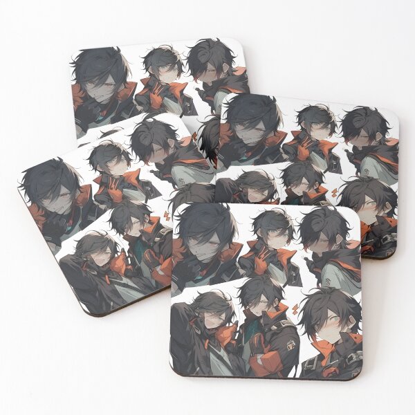 Item preview, Anime art, anime male digital graphic art piece designed and sold by CragGrimVisions.