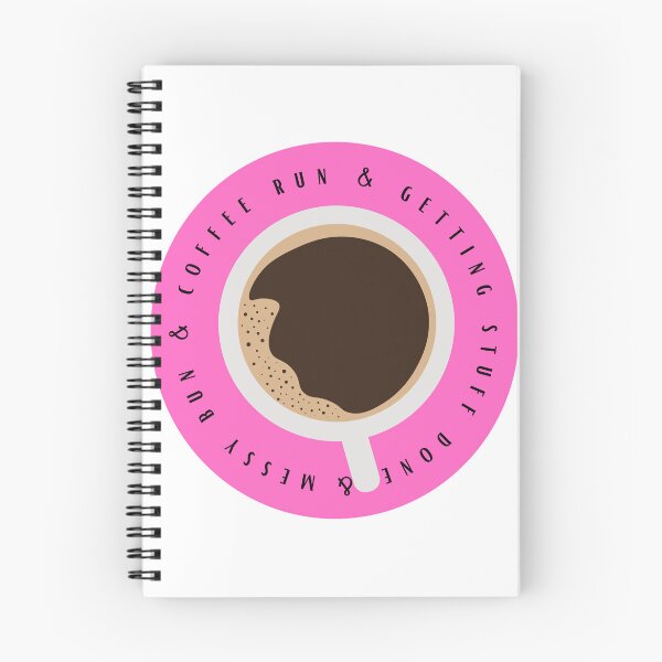 Item preview, Messy bun, coffee run, and getting stuff done - pink designed and sold by jechaiyells.