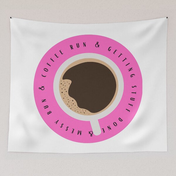 Item preview, Messy bun, coffee run, and getting stuff done - pink designed and sold by jechaiyells.