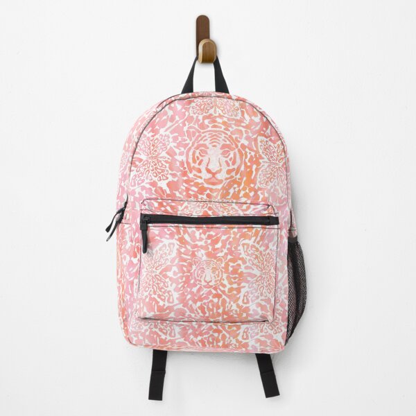 Item preview, Pink and Orange Howling Beauty - Animal Print designed and sold by DesignsbyRoochita Studio.