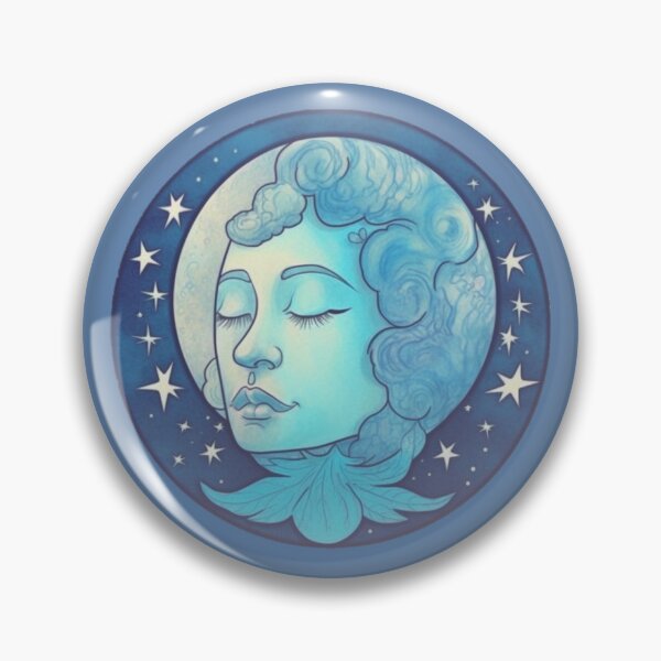 Item preview, Dreamy Moon Girl designed and sold by ArtByLuminance.