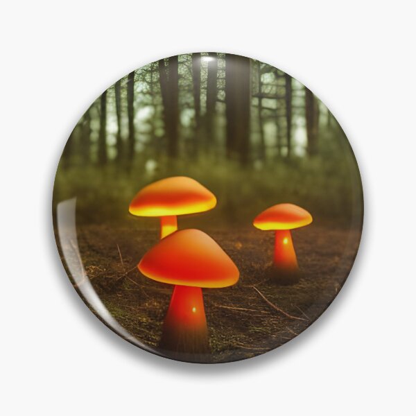 Item preview, Glowing mushrooms in a forest designed and sold by Zosimus.