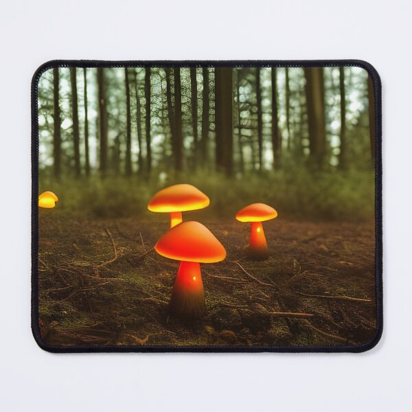Item preview, Glowing mushrooms in a forest designed and sold by Zosimus.