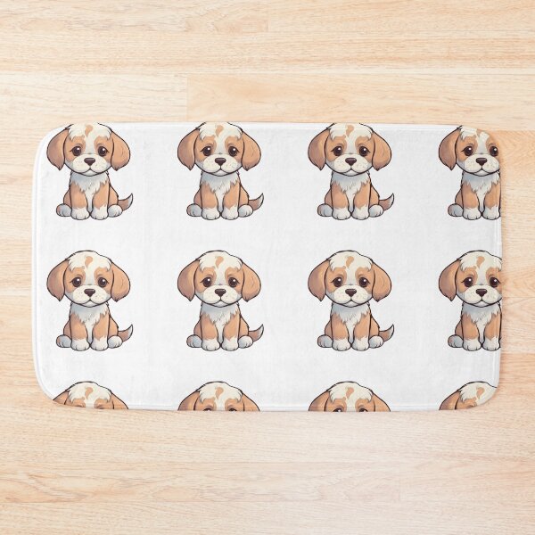 Item preview, White And Tan Puppy designed and sold by CuteAnimalPrint.