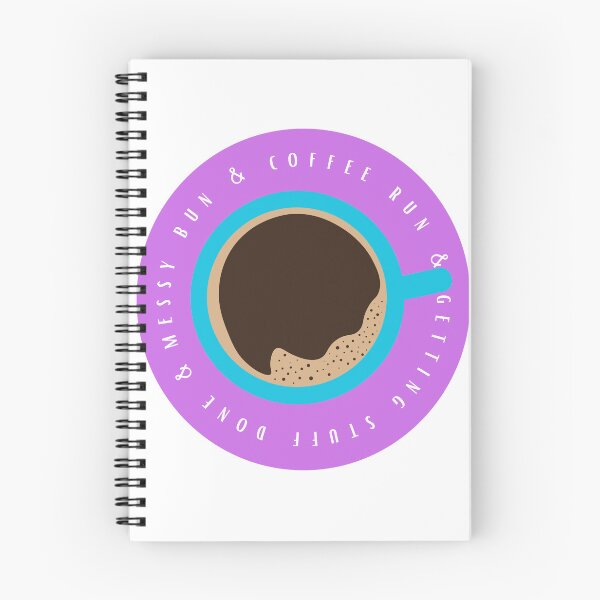 Item preview, Messy bun, coffee run, and getting stuff done - purple designed and sold by jechaiyells.