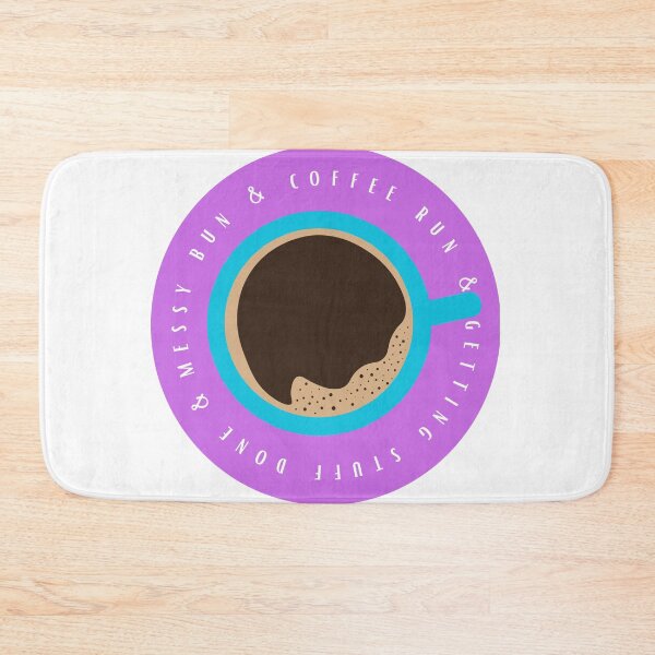 Item preview, Messy bun, coffee run, and getting stuff done - purple designed and sold by jechaiyells.